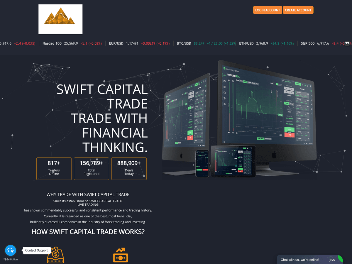 Screenshot der Webseite Swcpts (swcpts.click)