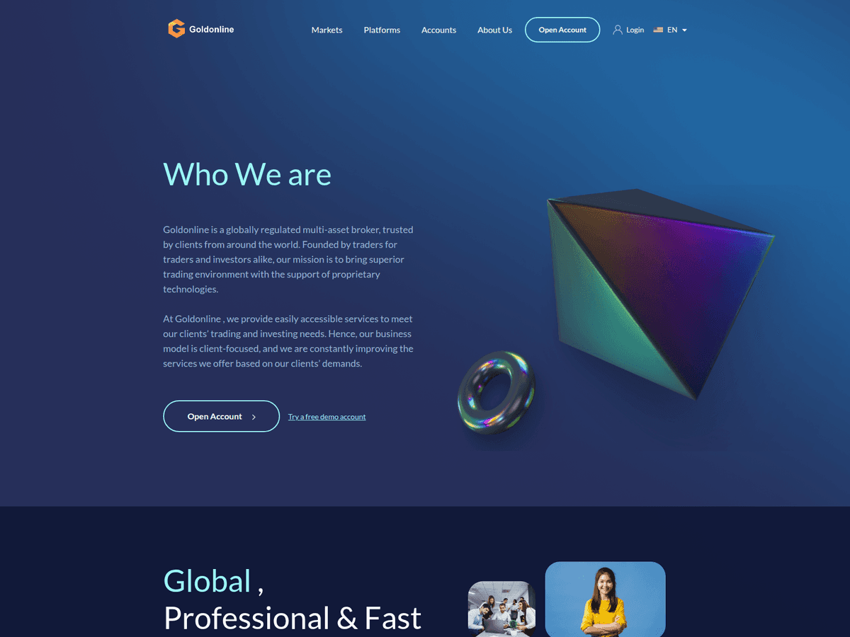 Screenshot der Webseite Glorioilfx (glorioilfx.com)