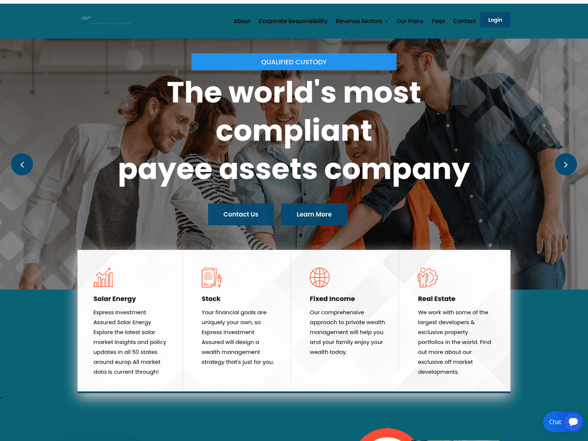 Screenshot der Webseite Expressinvestmentassured (expressinvestmentassured.com)