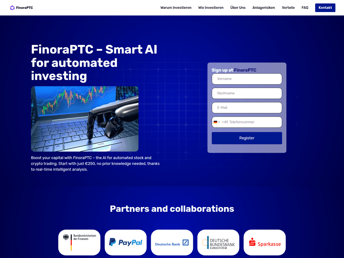 Screenshot der Webseite Finostrabdq Derk (finostrabdq-derk.com)