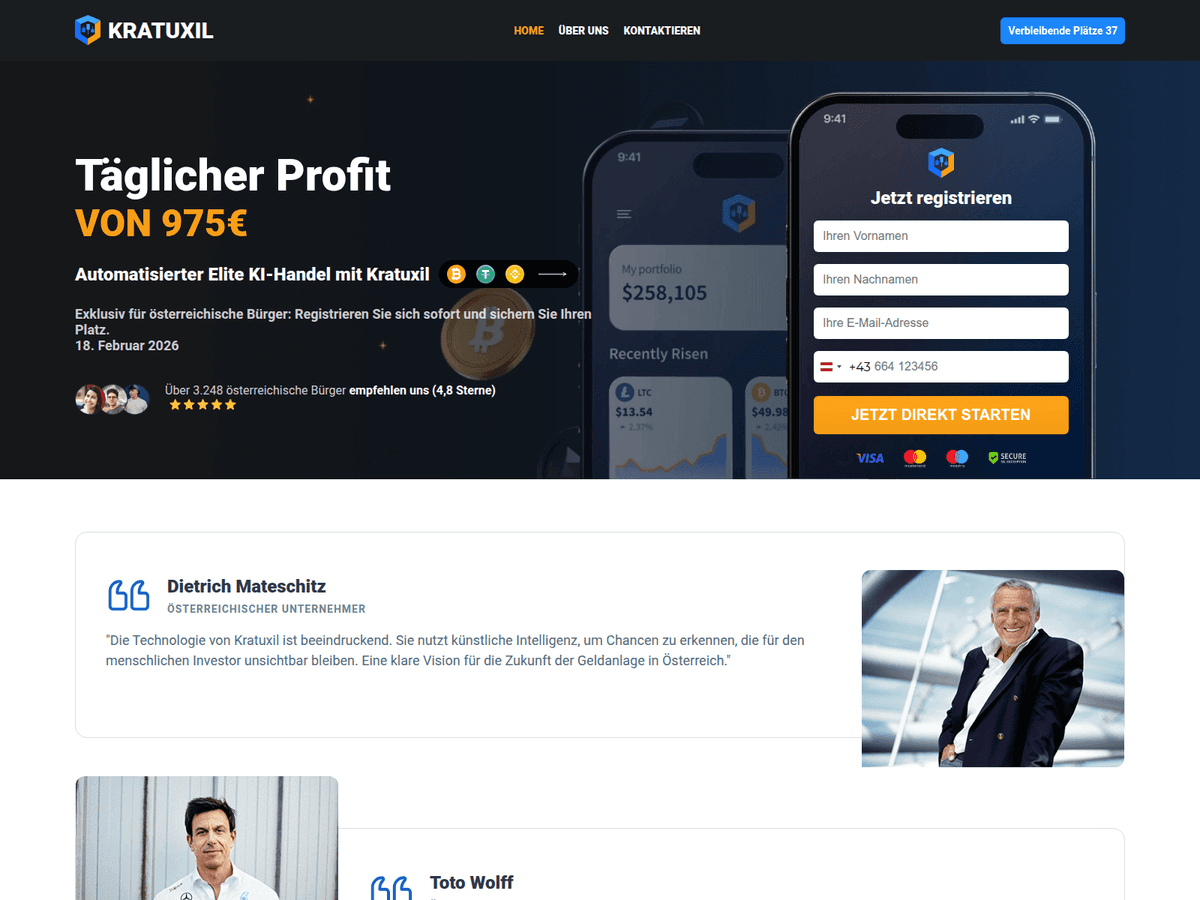 Screenshot der Webseite Kratuxil At (kratuxil-at.net)