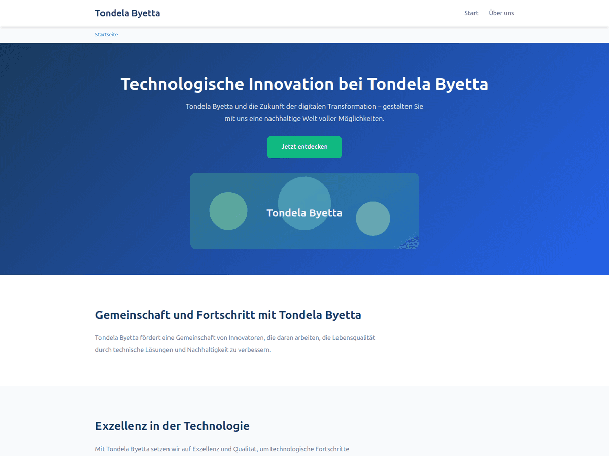 Screenshot der Webseite Tondela Byetta (tondela-byetta.de)