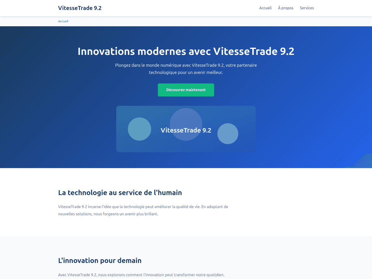 Screenshot der Webseite Vitessetrade 92 (vitessetrade-92.org)