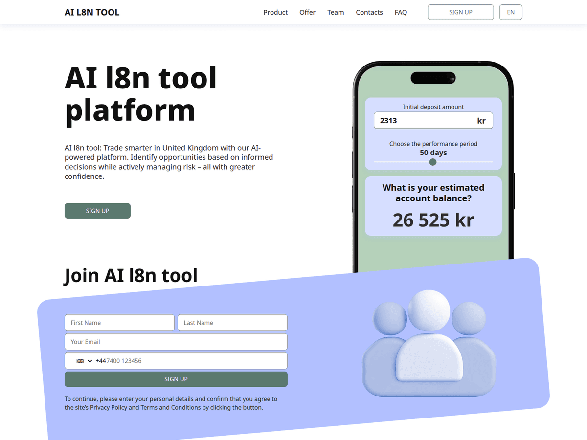 Screenshot von Ail8ntool Dev