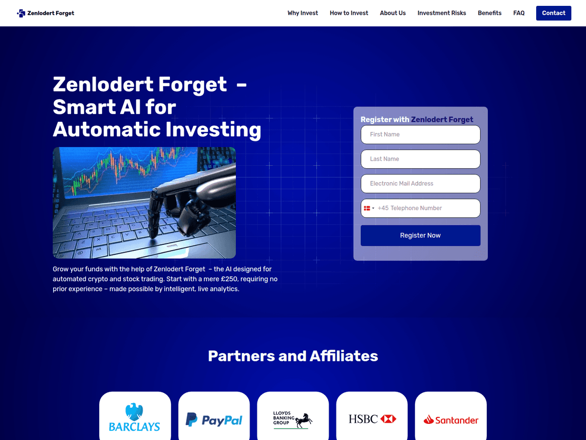Screenshot der Webseite Zenlodert Forget (zenlodert-forget.com)