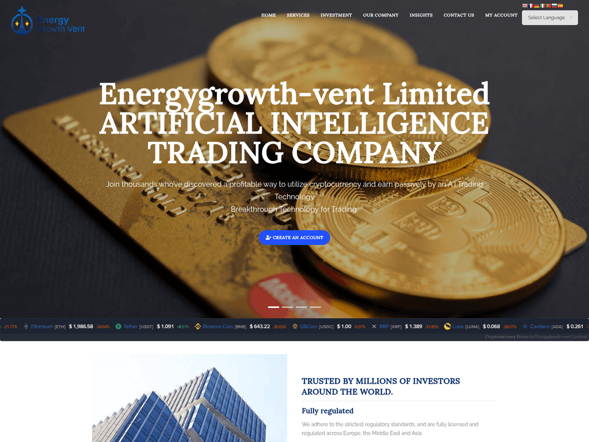 Screenshot der Webseite Energygrowth Vent (energygrowth-vent.com)