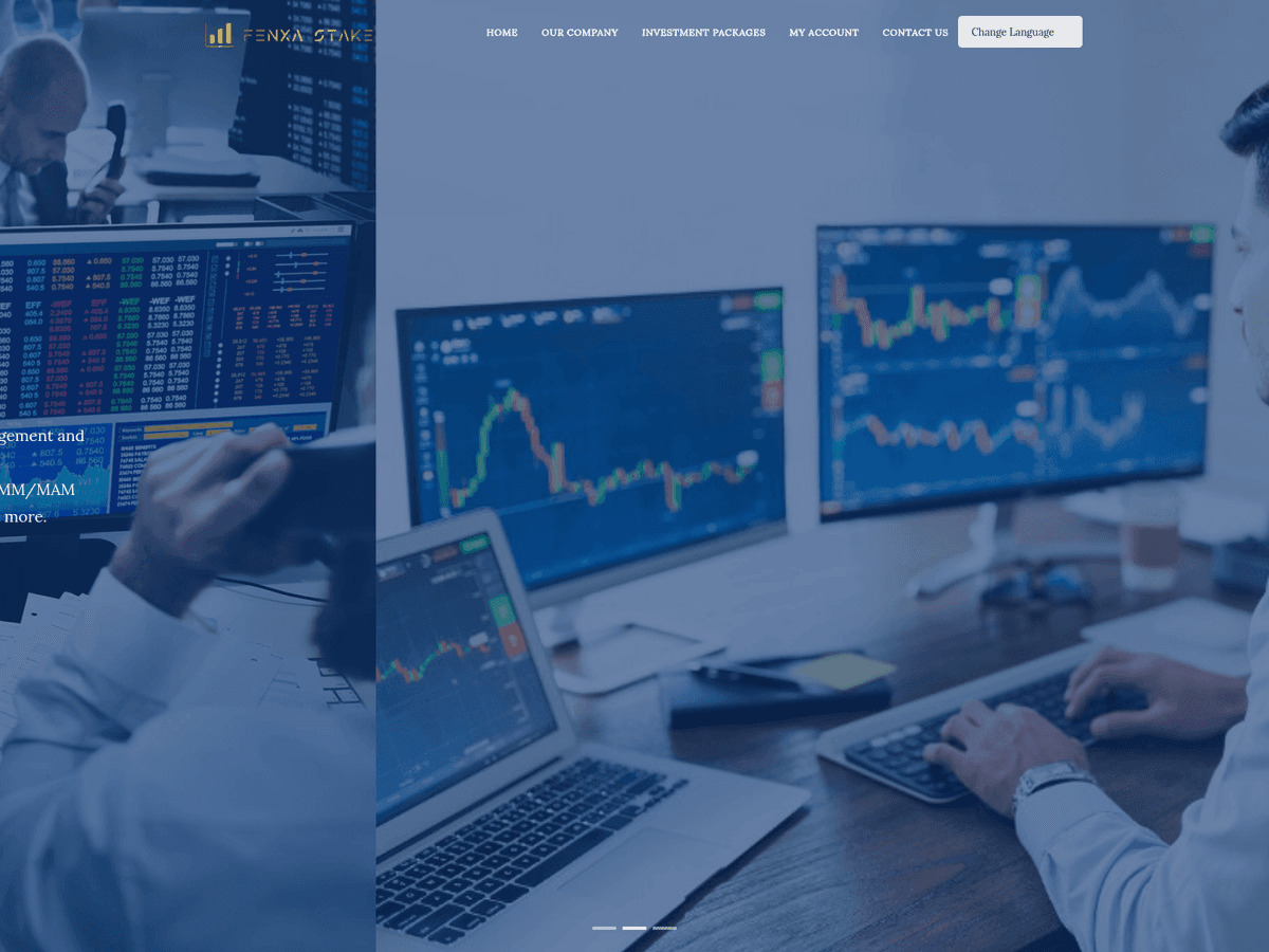 Screenshot der Webseite Fenxastakes (fenxastakes.com)