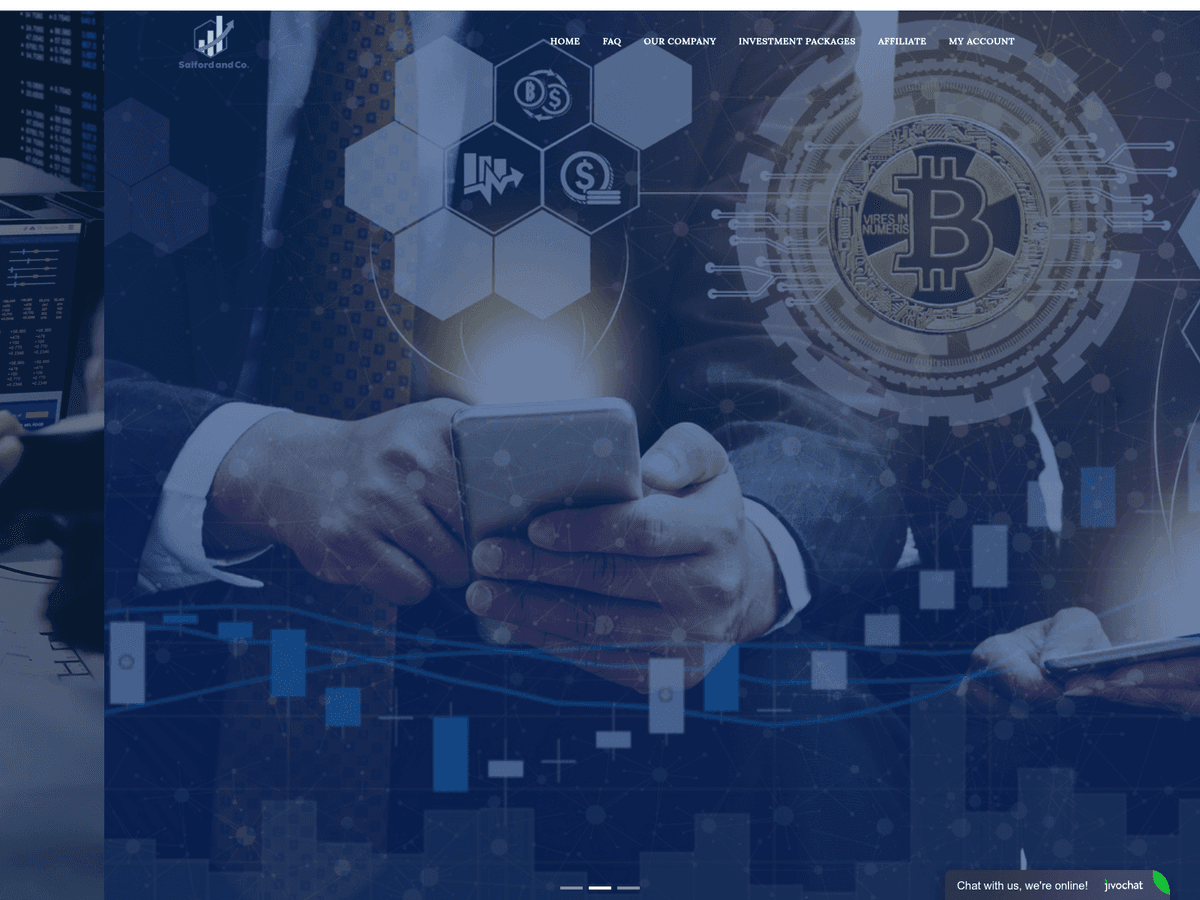 Screenshot der Webseite Salfordandco (salfordandco.com)