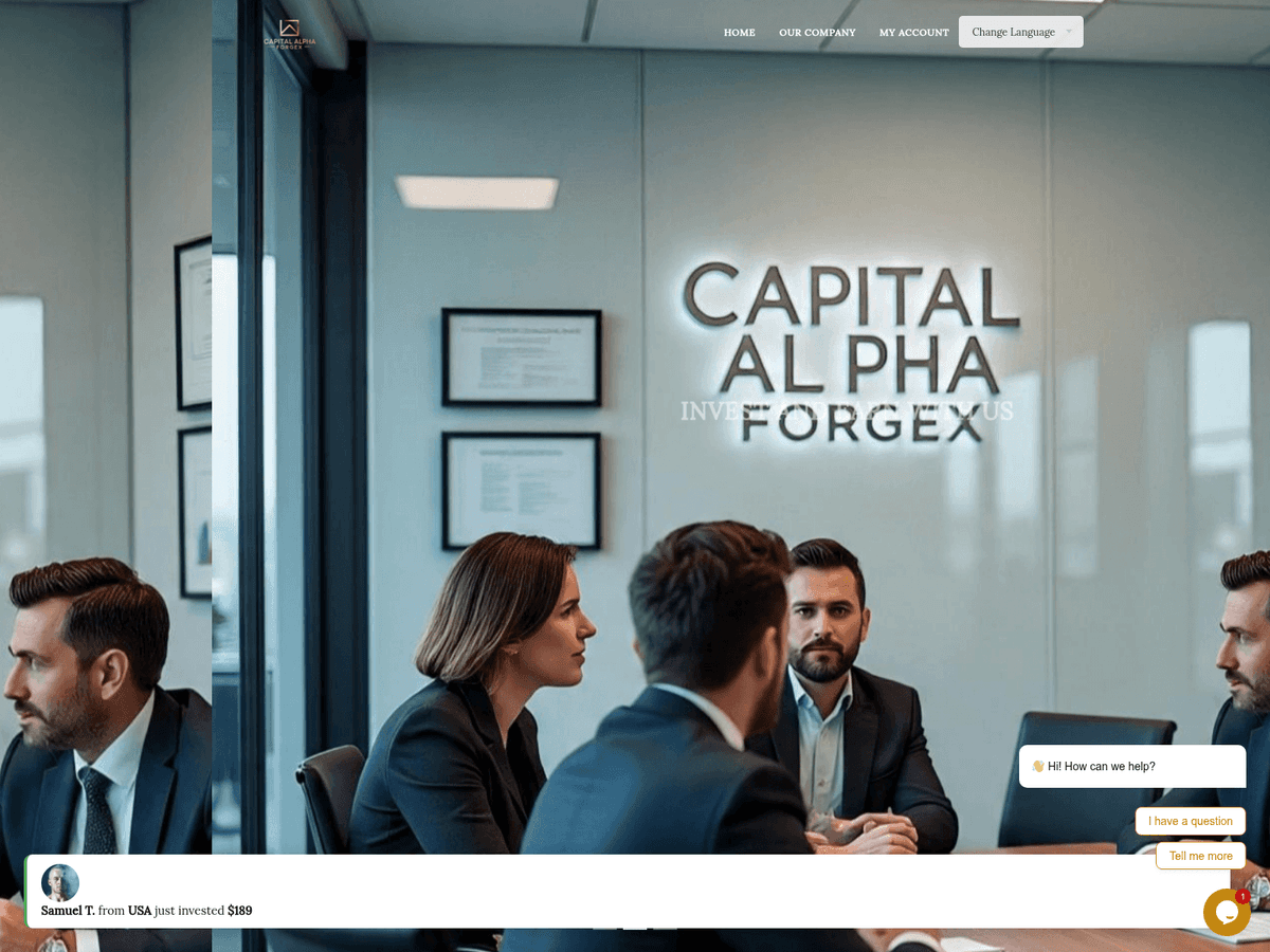 Screenshot der Webseite Cap Alphaforgex (cap-alphaforgex.com)