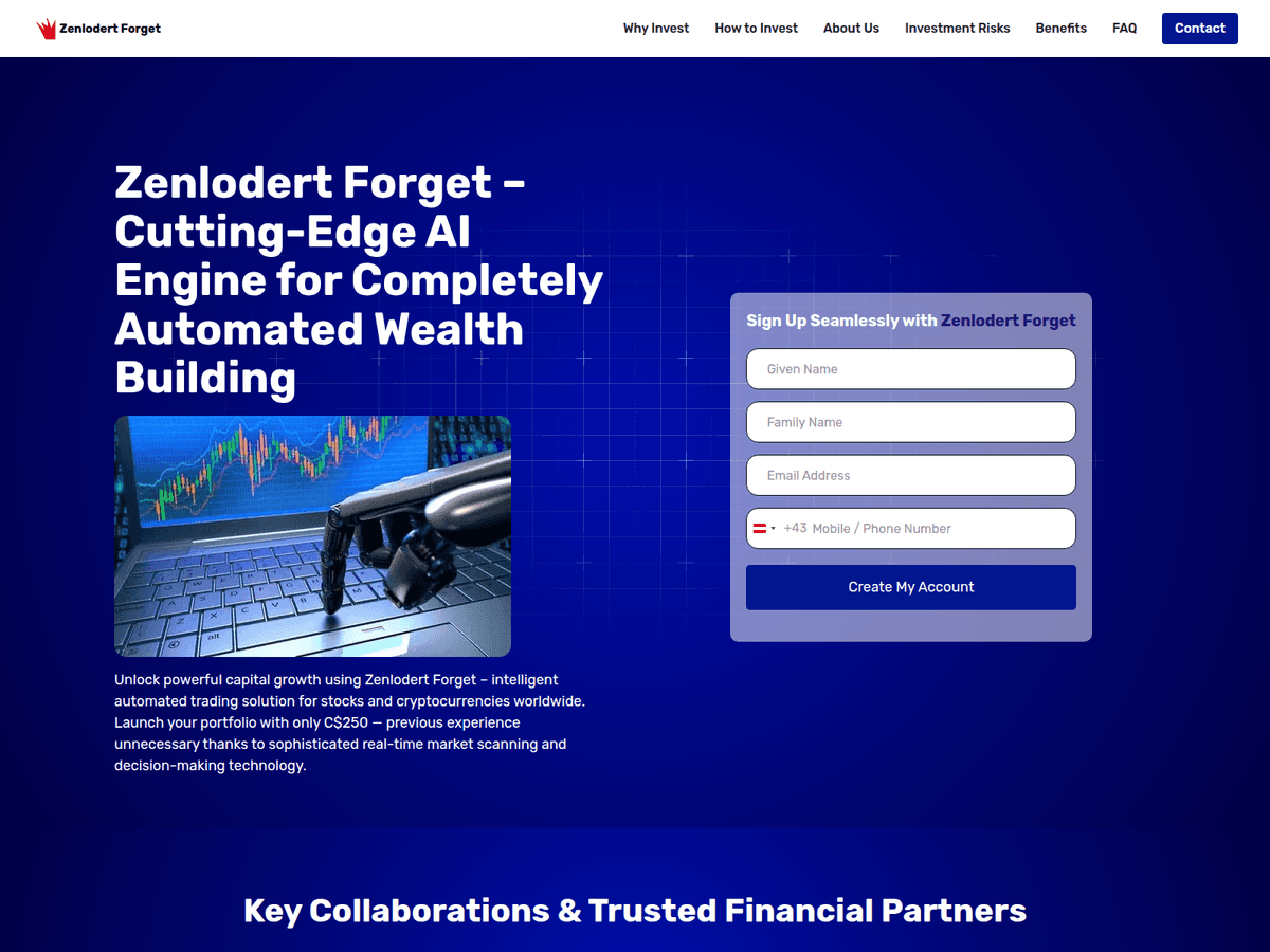 Screenshot der Webseite Ca Zenlodertforget (ca-zenlodertforget.com)