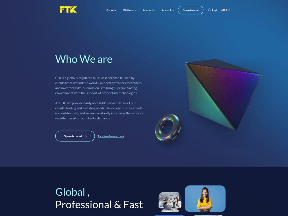 Screenshot der Webseite Ftkmd (ftkmd.com)