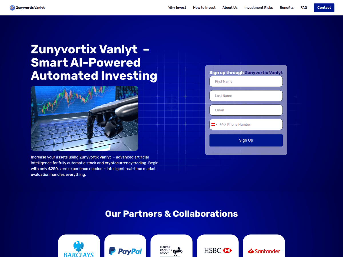 Screenshot der Webseite Zunyvortix Vanlyt (zunyvortix-vanlyt.com)