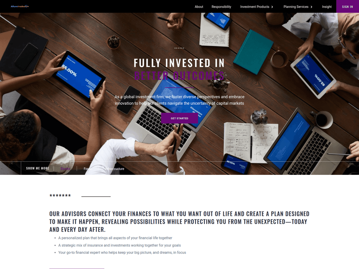 Screenshot der Webseite Capitalonetrustc (capitalonetrustc.com)