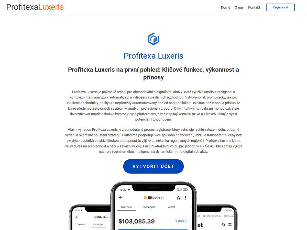 Screenshot der Webseite Profitexaluxerisczai (profitexaluxerisczai.com)