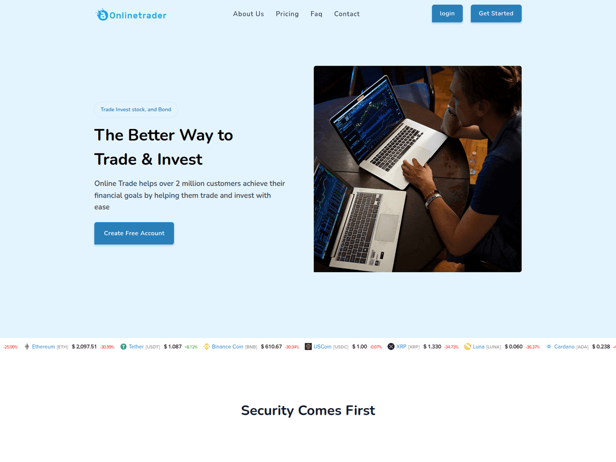 Screenshot der Webseite Capitalluxebureau (astonfxtrade.com.capitalluxebureau.com)