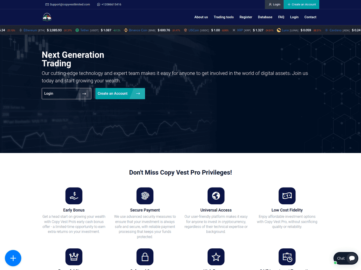 Screenshot der Webseite Copyvestlimited (copyvestlimited.com)