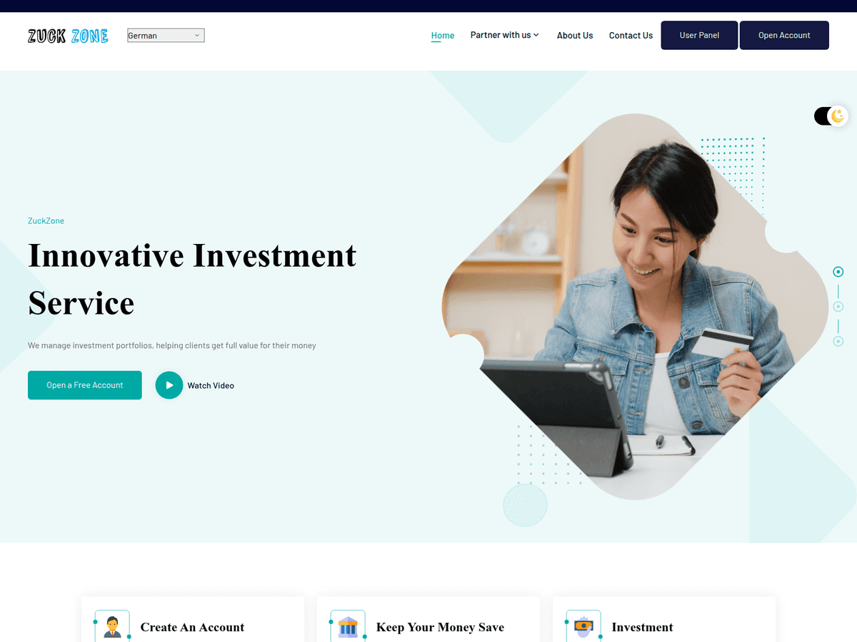 Screenshot der Webseite Colinuniversetrade (mail.colinuniversetrade.com)