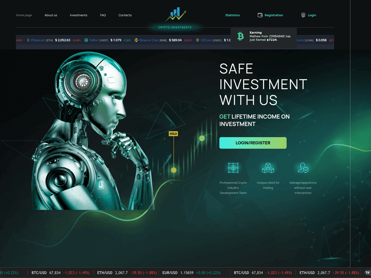 Screenshot der Webseite Elitecrypttrades (elitecrypttrades.com)