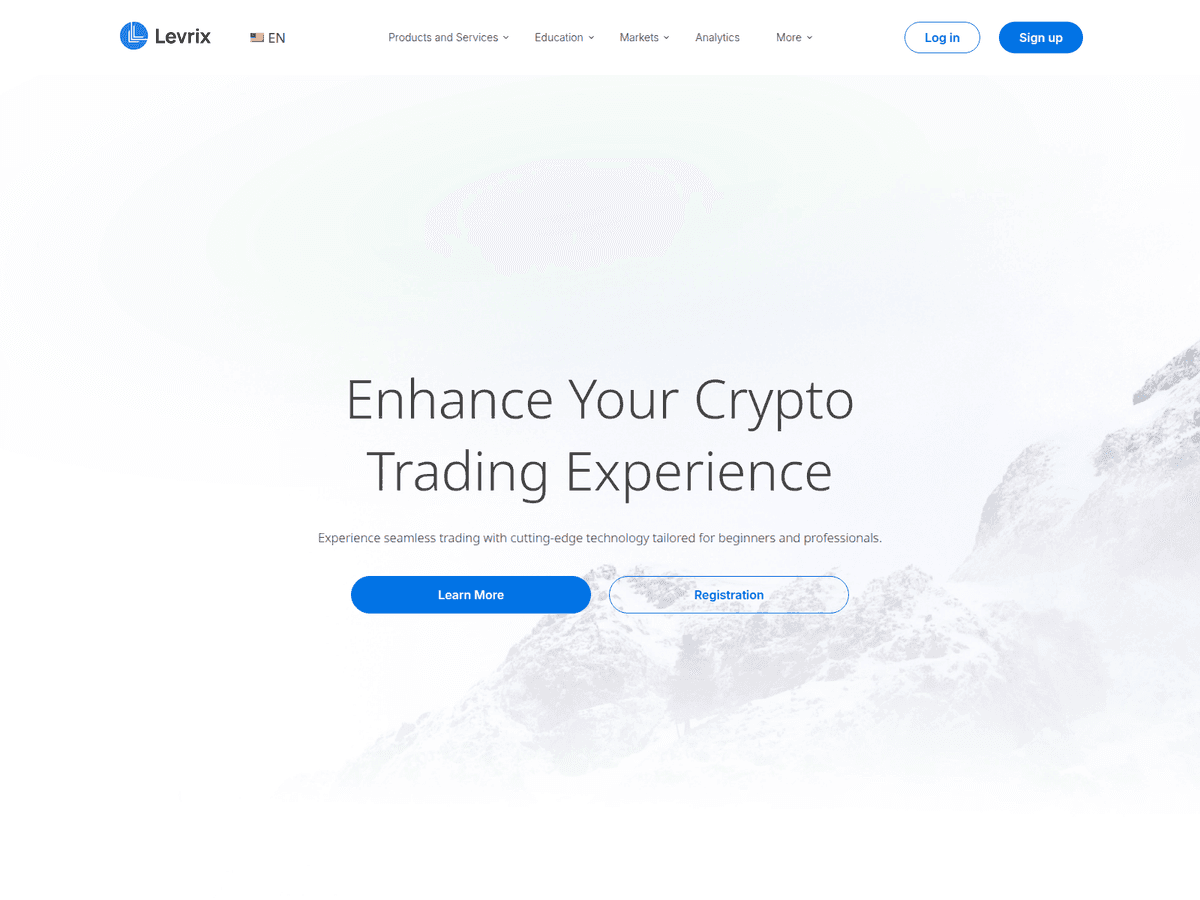 Screenshot der Webseite Levrix (levrix.com)