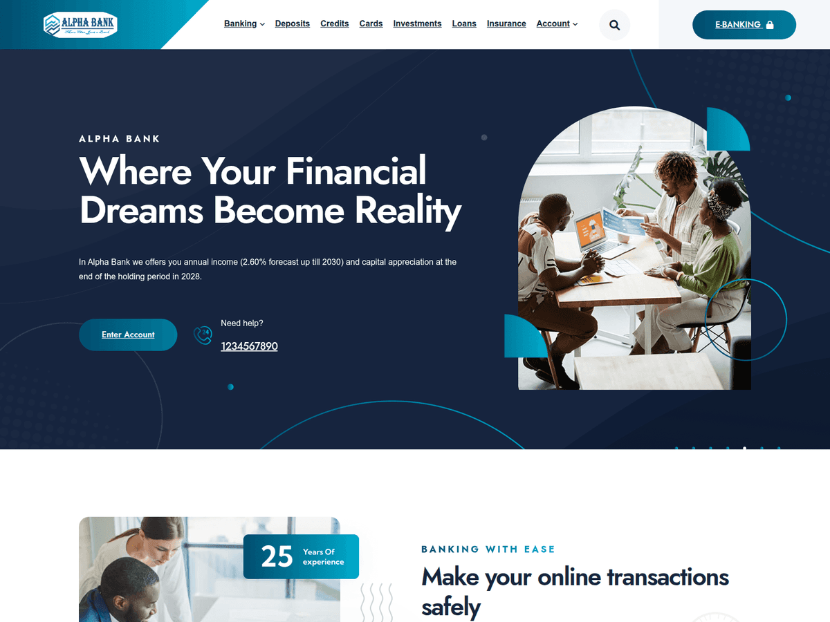 Screenshot der Webseite Platinumtrustbank (platinumtrustbank.com)