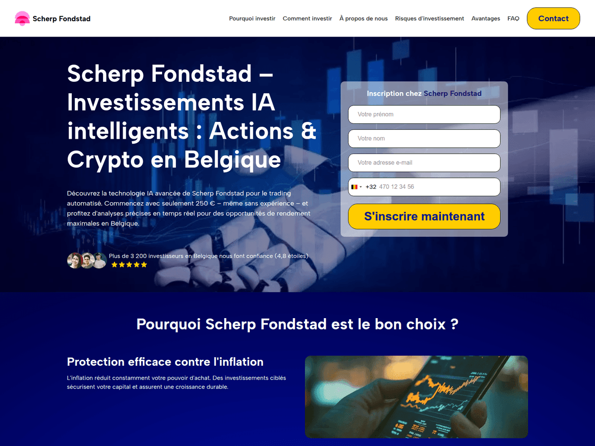 Screenshot der Webseite Scherpfondstad Ai (scherpfondstad-ai.com)