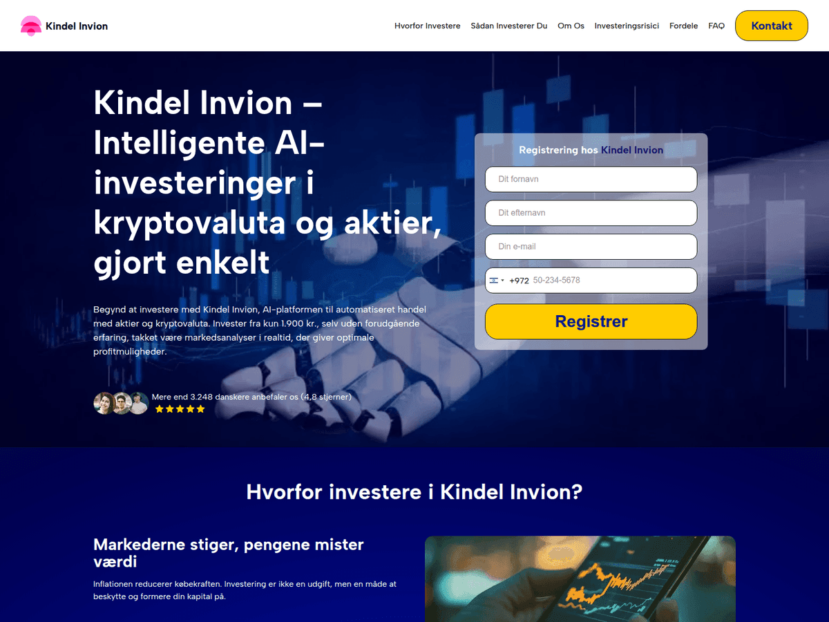 Screenshot der Webseite Kindel Invionai (kindel-invionai.com)