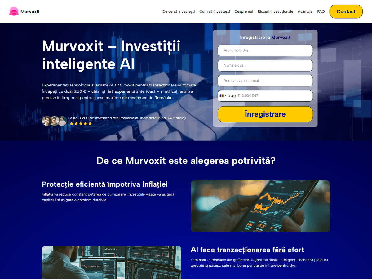 Screenshot der Webseite Ro Murvoxit (ro-murvoxit.com)