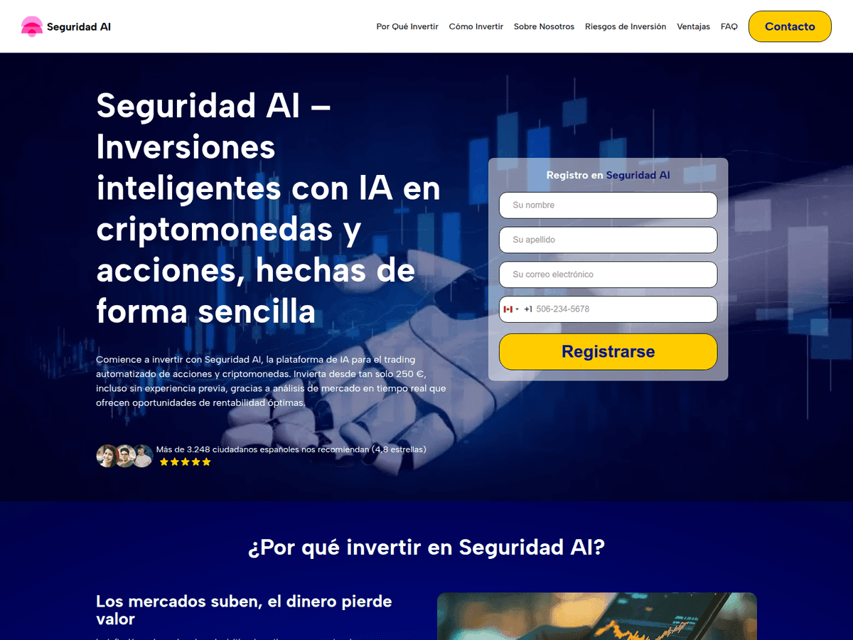 Screenshot der Webseite Seguridad Aies (seguridad-aies.com)