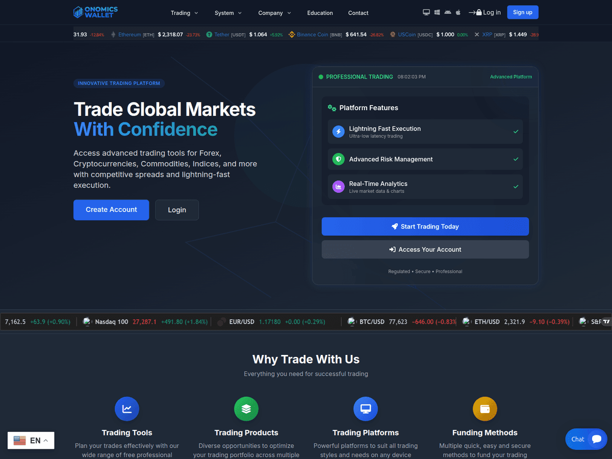 Screenshot der Webseite Royalcaribbeantrades (onomicswallet.com.royalcaribbeantrades.com)