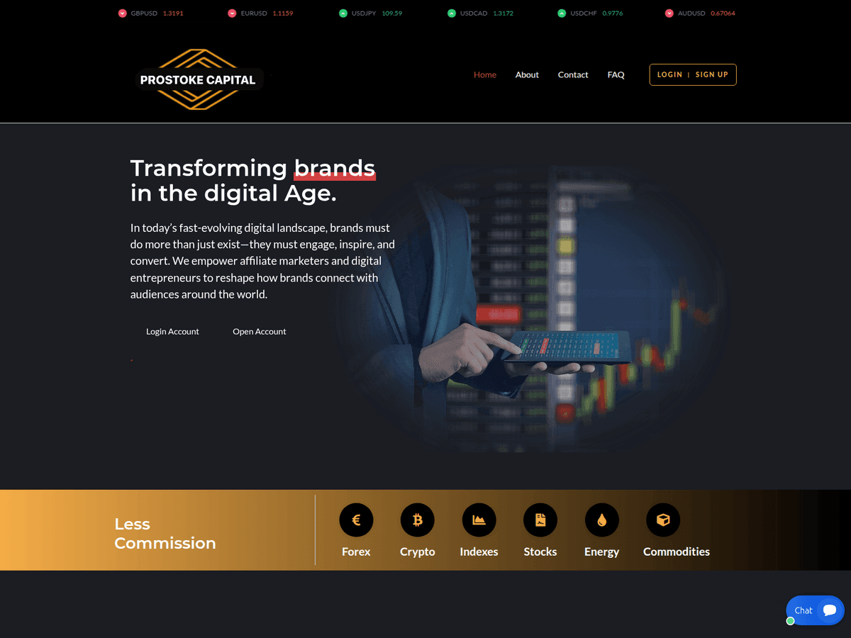 Screenshot der Webseite Ameriglobalcapital (hubdigitalmarket.com.ameriglobalcapital.com)