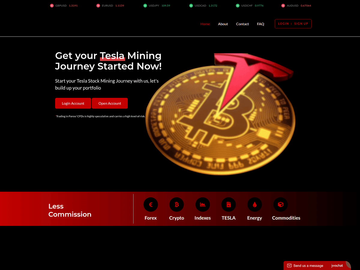 Screenshot der Webseite Quantumsharesprofits (teslatrademarket.com.quantumsharesprofits.net)