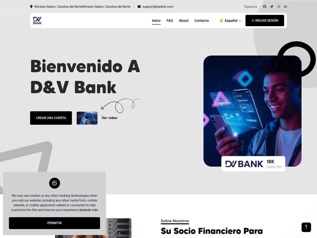 Screenshot von Bankdv
