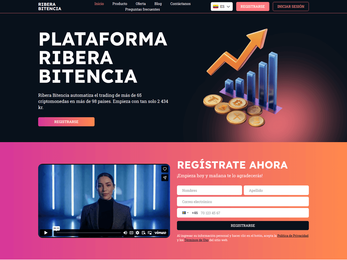 Screenshot der Webseite Riberabitencia (riberabitencia.com)