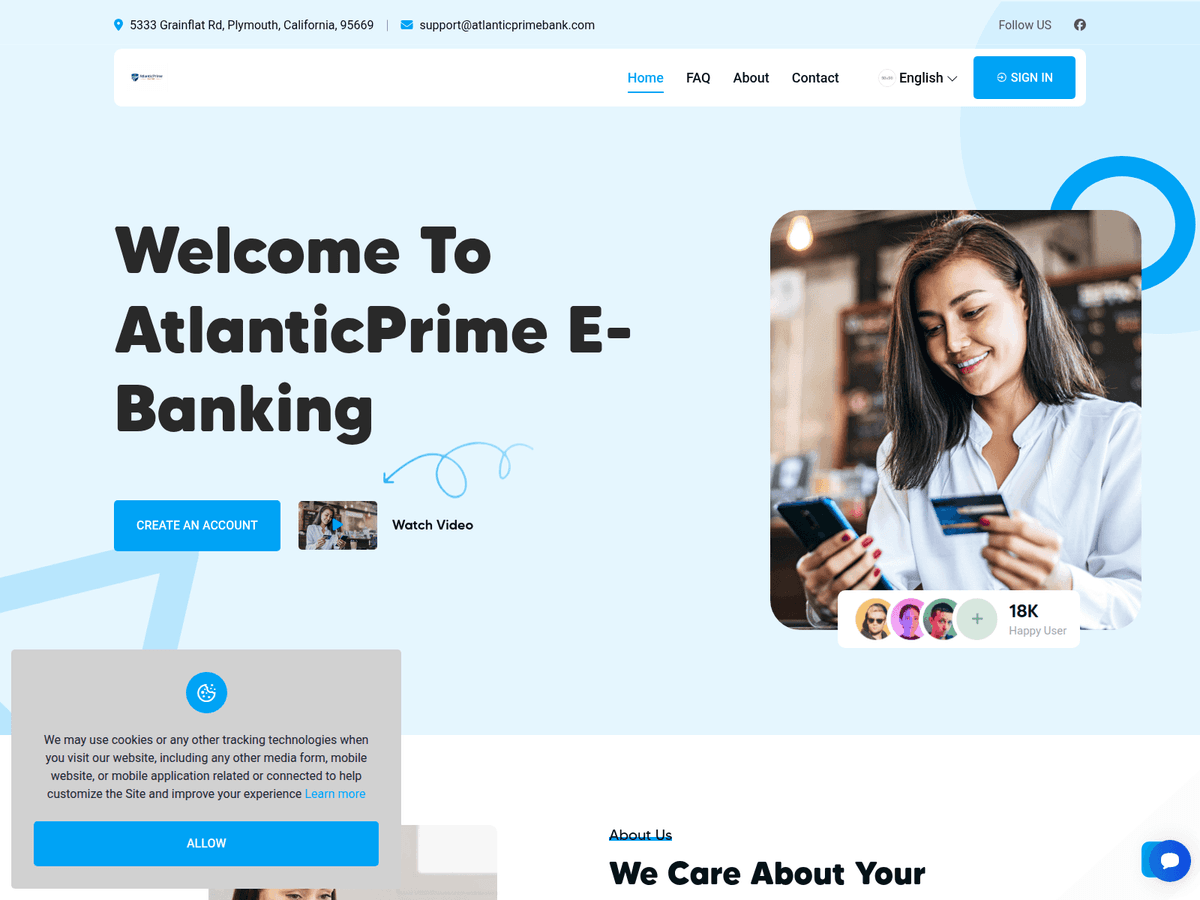 Screenshot von Atlanticprimebank
