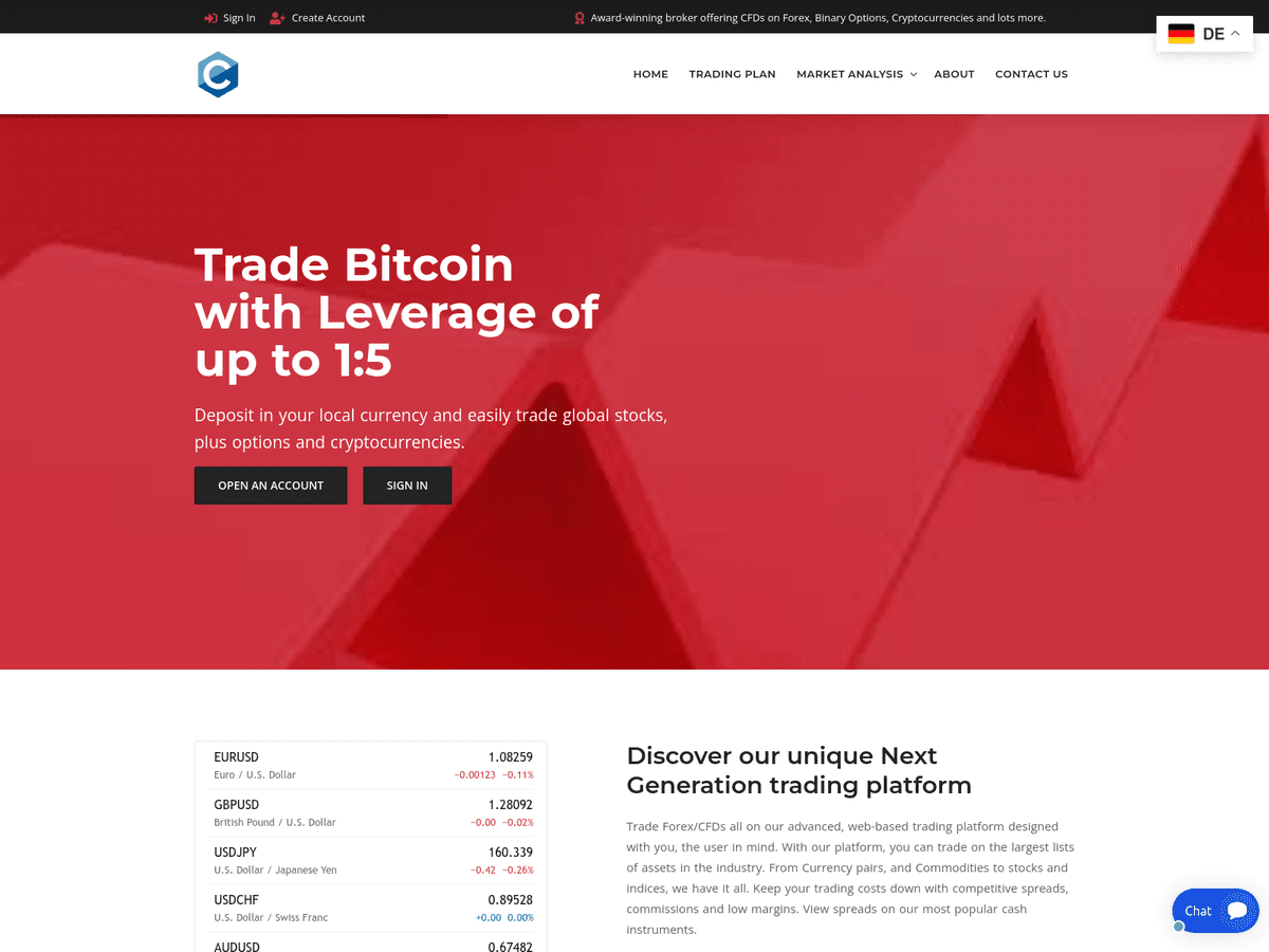 Screenshot von Capitaltrustway
