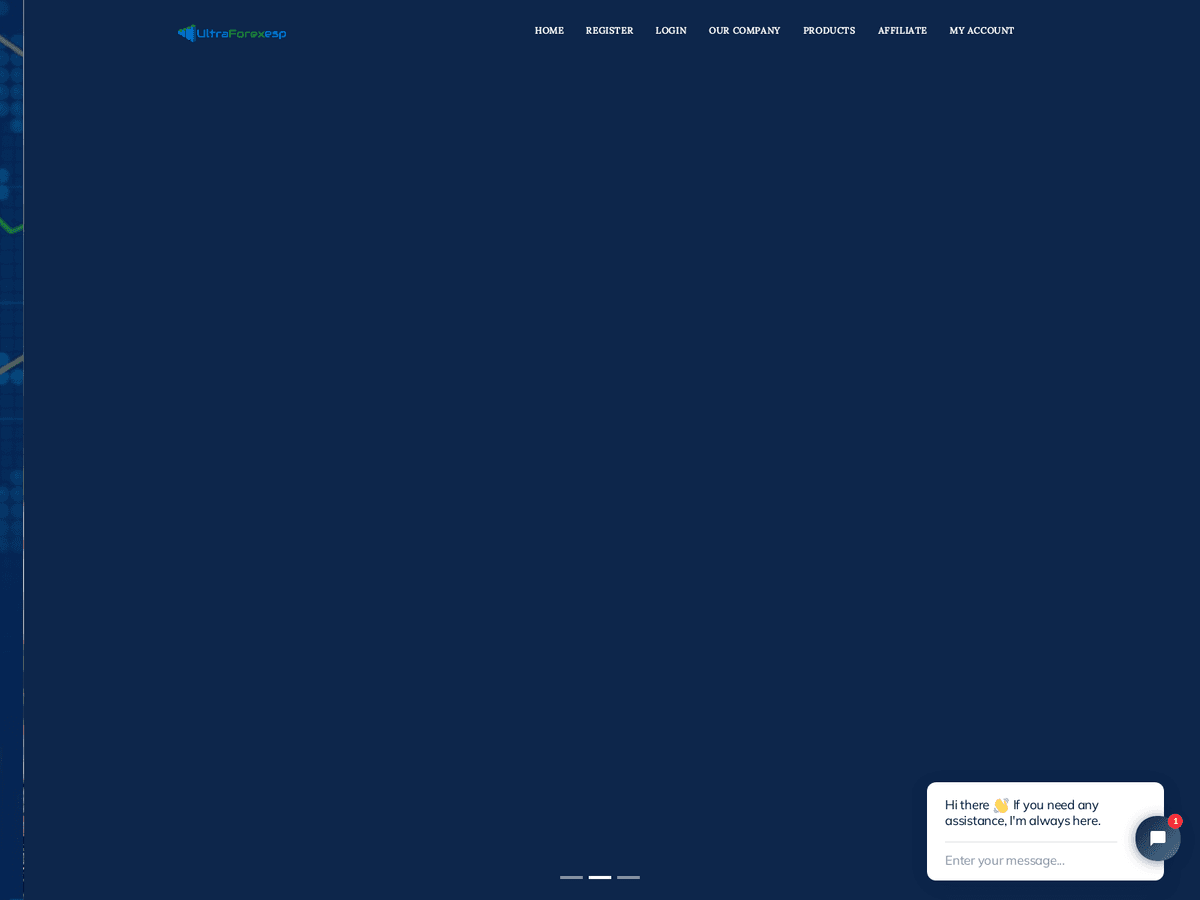 Screenshot der Webseite Ultraforexesp (ultraforexesp.com)