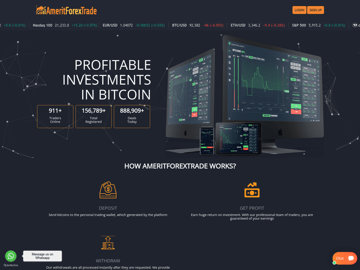 Screenshot von Ameritforextrade